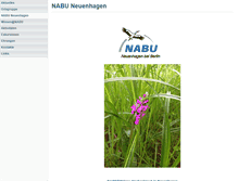 Tablet Screenshot of nabu-neuenhagen.de